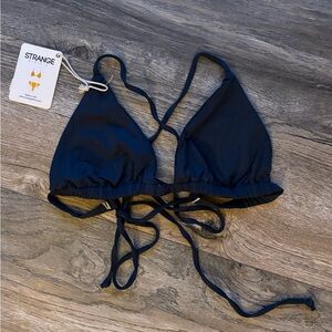 NWT Strange Bikini Top in Navy Blue